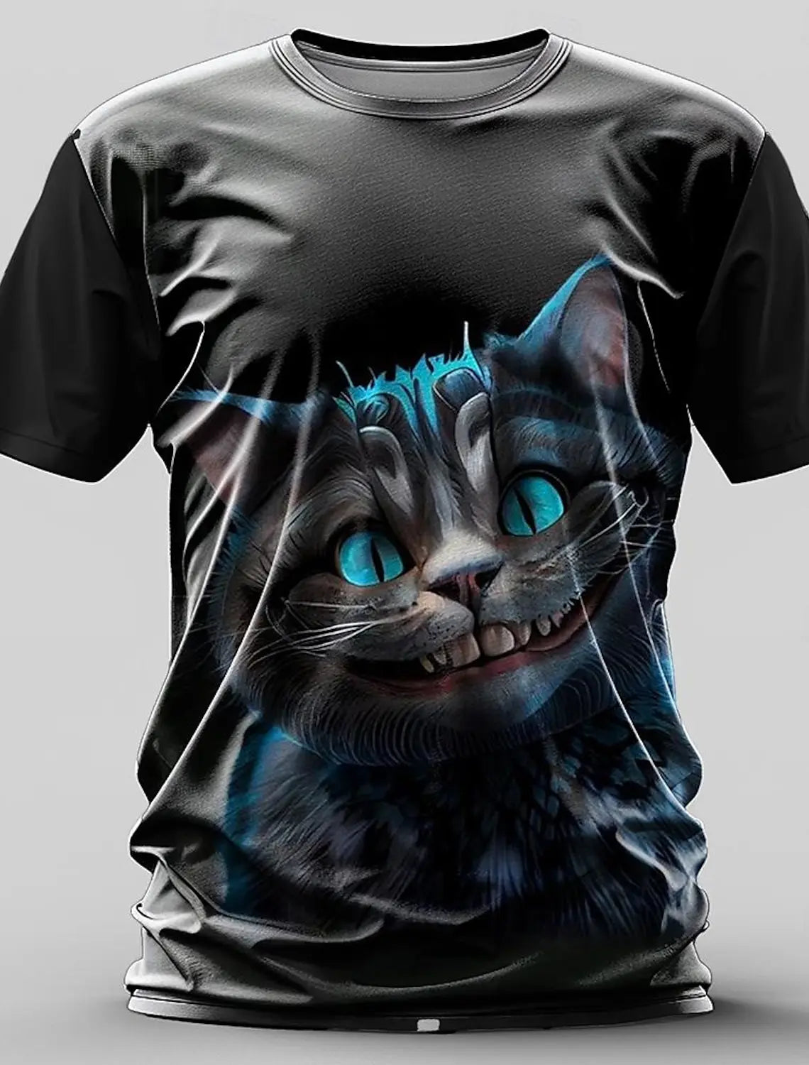 Men's Animal Funny T Shirt Short Sleeve T shirt 3D Print O-Neck Shirt Exaggerated Designer Party Summer Casual Clothing Apparel