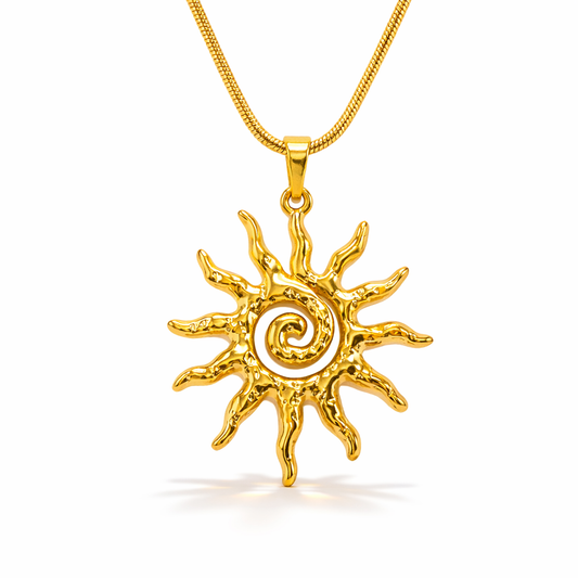 Sun Pendant Necklace