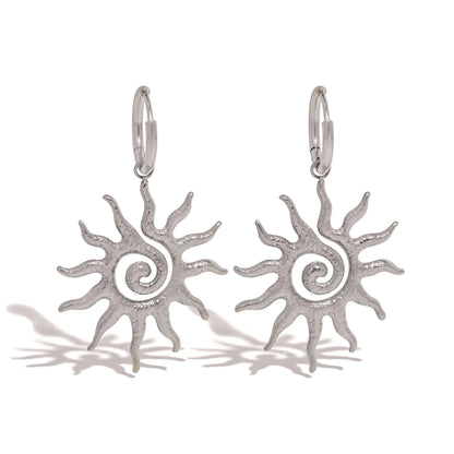 Sun Spiral Earrings
