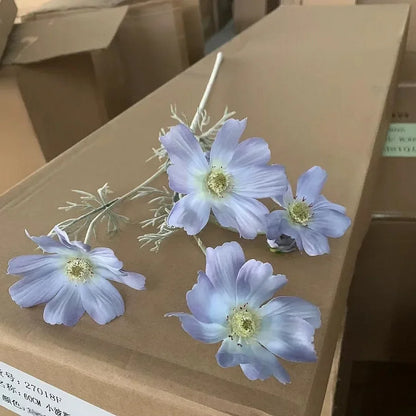 White Silk Chamomile Daisy Bouquet – 60 cm