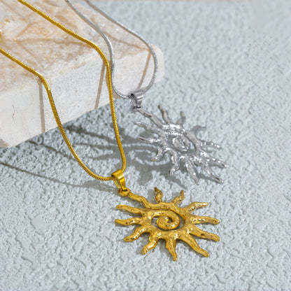 Sun Pendant Necklace