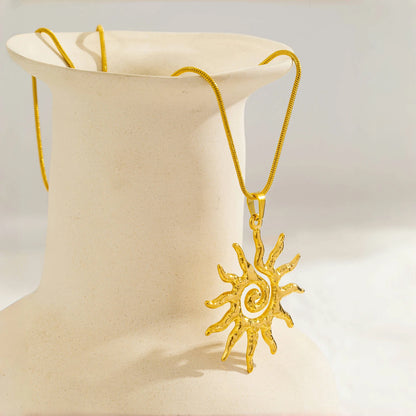 Sun Pendant Necklace
