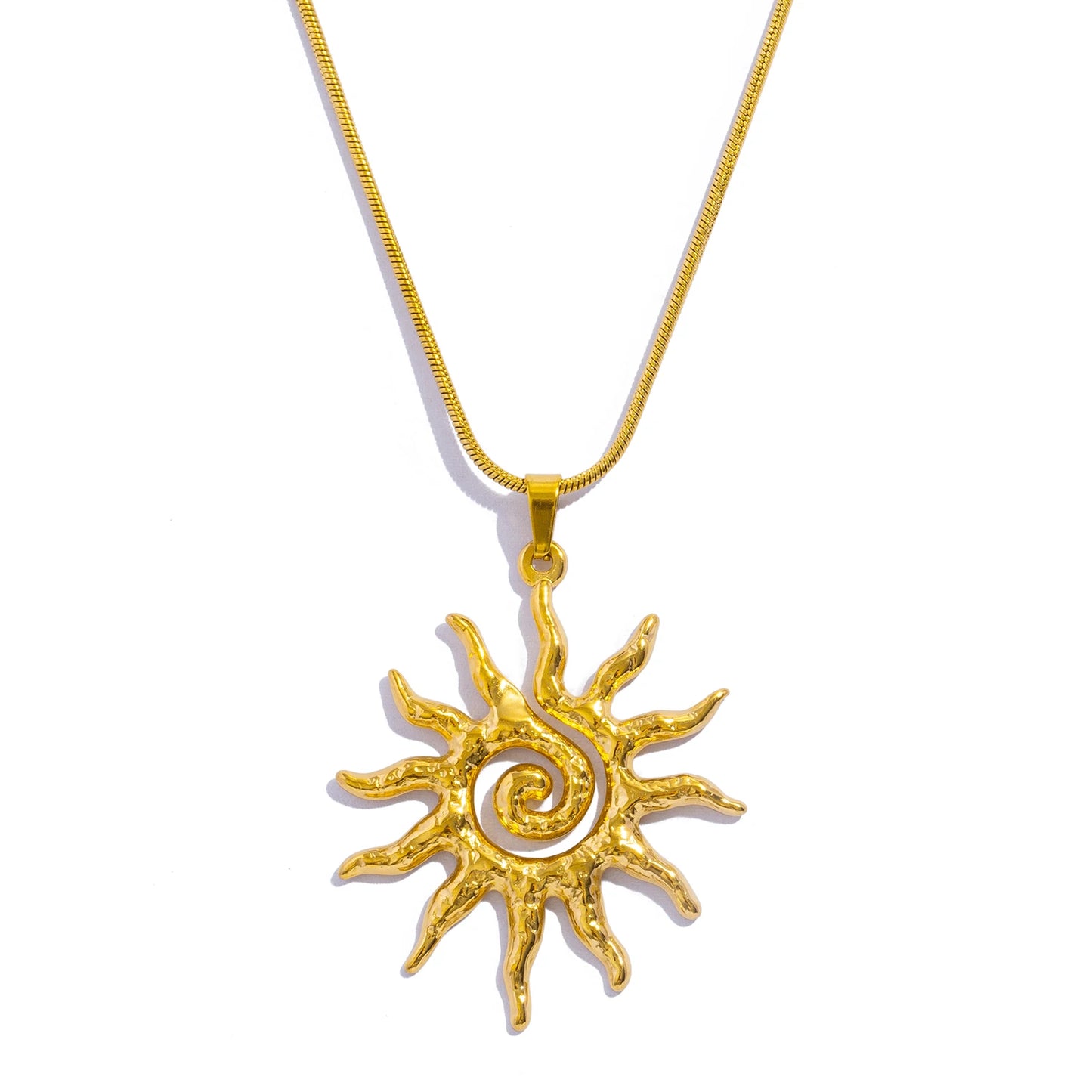 Sun Pendant Necklace