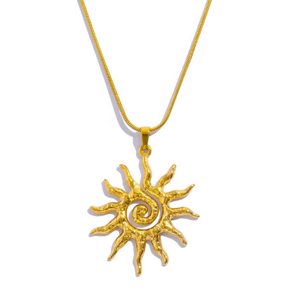 Sun Pendant Necklace