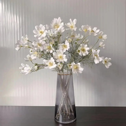 White Silk Chamomile Daisy Bouquet – 60 cm