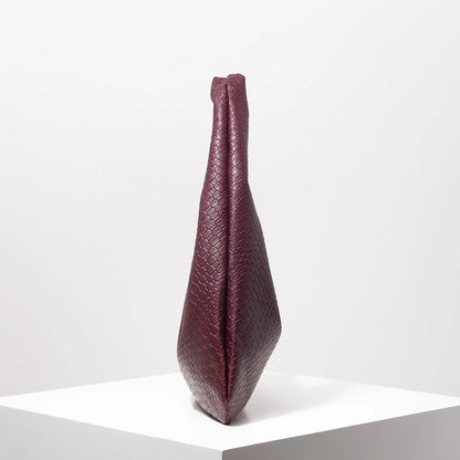 Vintage Woven Crescent Shoulder Bag