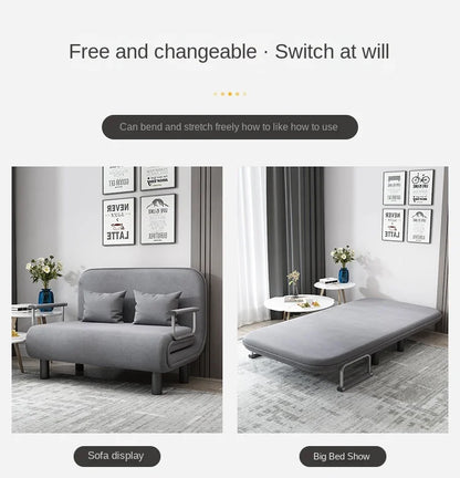 Simple Fabric Folding Sofa & Bed Dual Purpose-3