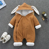 Cute Baby Bodysuit Warm Cotton Romper