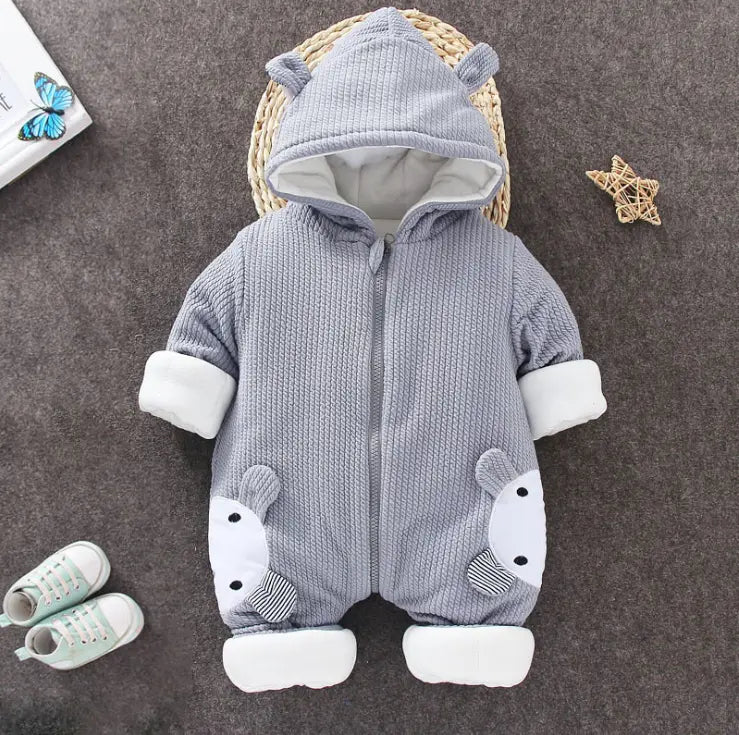 Cute Baby Bodysuit Warm Cotton Romper